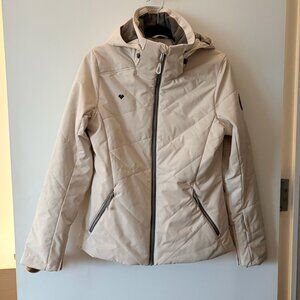 Obermeyer - cream / light tan ski jacket - size 6